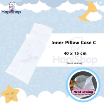 hapishopper_hapishop_快乐店铺_hapishopMY_JenniferSiHui_内胆套C_白枕芯套C_ Zip White PillowCaseC _White Inner Pillow Case C _Without Zip Inner Pillow C_starmami_homemade_cover 40X15cm